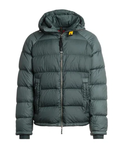 Parajumpers Norton Hooded Puffer Jacket In Black
