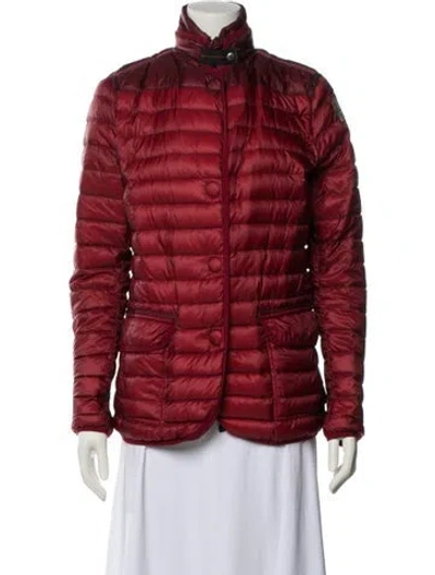 Pre-owned Parajumpers Nylon Down Jacket In Red
