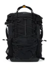 Parajumpers Nylon Roll-up Backpack For In Black (black)