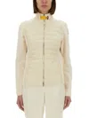 Parajumpers Olivia Waterproof Mixed Media 750 Fill Power Down Jacket In Yellow
