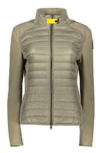 Pre-owned Parajumpers Olivia Techno Fabric Padded Jacket In Beige