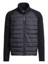 Parajumpers Olmo Ribbed-knit Quilted Jacket In Multi
