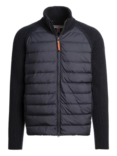 Parajumpers Olmo Ribbed-knit Quilted Jacket In Multi