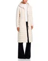 Parajumpers Omega Long Coat In Moonbeam