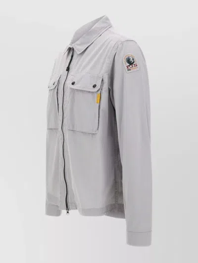 Parajumpers Overshirt Jacket With Chest Pockets In Gray