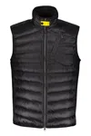 Parajumpers Padded Zip-up Gilet In Black