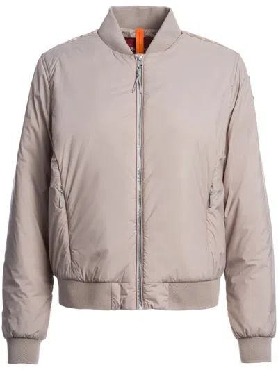 Parajumpers Padded Bomber Jacket In Neutrals