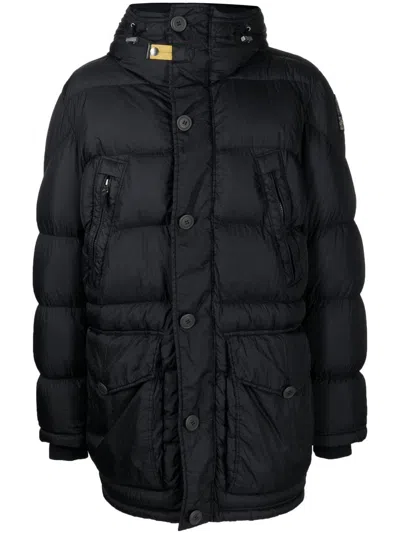 Parajumpers Padded Hooded Jacket In Schwarz