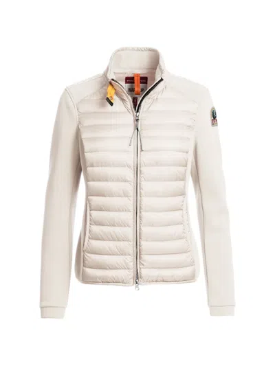 Parajumpers Padded-panel Zip-up Jacket In Neutral
