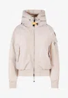 Parajumpers Women Padded Jacket With Hood In Sand
