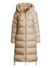 Parajumpers Panda Quilted Parka Coat In Neutral
