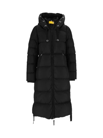 Parajumpers Panda - Woman Hooded Down Coat In Black