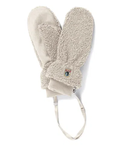 Parajumpers Panelled Mittens In Neutral