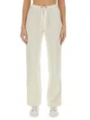 Parajumpers "shino" Full Length Trousers With Side Pockets In White