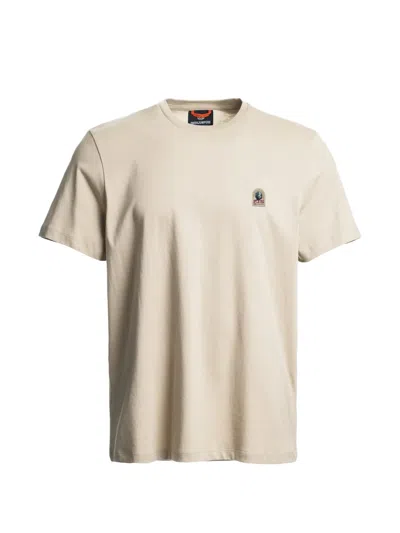 Parajumpers Patch Crew-neck T-shirt In Metallic