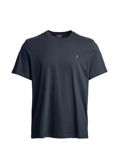 Parajumpers Patch Logo-patch T-shirt In Blue