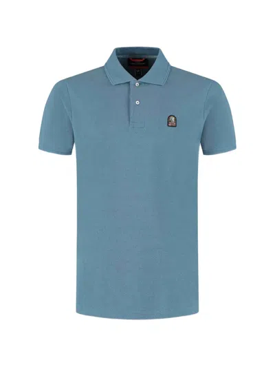 Parajumpers Patch Polo Shirt In Blue