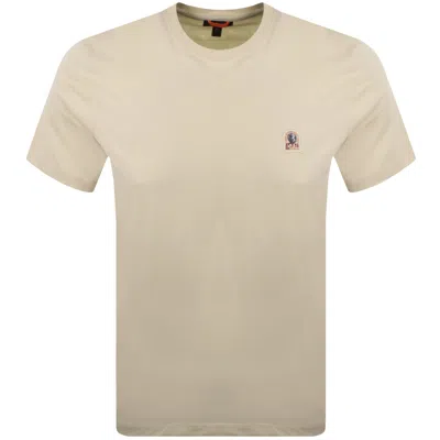 Parajumpers Patch T Shirt Beige In Brown