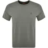 Parajumpers Patch T Shirt Grey In Green