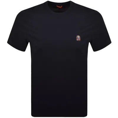Parajumpers Patch T Shirt Navy In Blue