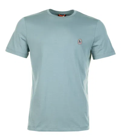 Parajumpers Patch T Shirt Puritan Grey In Green