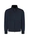 Parajumpers Patch Zip Jacket In Blue