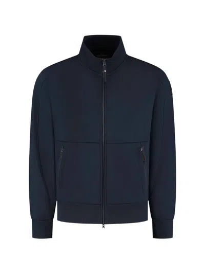 Parajumpers Patch Zip Jacket In Blue