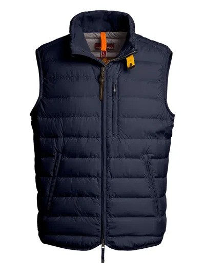 Parajumpers Perfect Quilted Down Vest In Blue