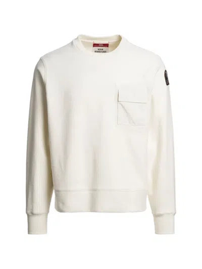 Parajumpers Pernhos Reverse-fleece Sweater In White