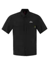 Parajumpers Camicia Pete In Popeline Di Nylon In Black
