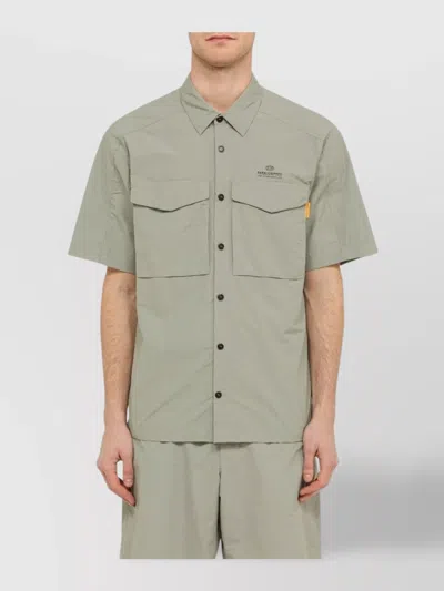 PARAJUMPERS PETE SHIRT WITH NYLON AND COTTON
