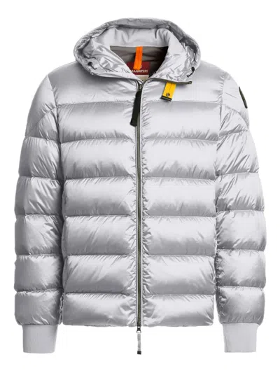 Parajumpers Pharell Hooded Quilted Jacket In Gray