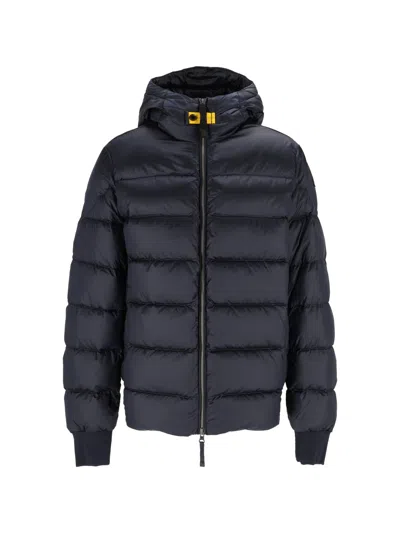 Parajumpers Pharrell Hooded Down Bomber Jacket In Multi