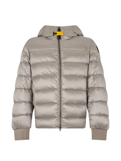Parajumpers Pharrell Hooded Padded Jacket In Gray