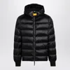 Parajumpers Pharrell Black Padded Bomber Jacket In Black