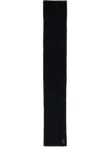 Parajumpers "plain" Scarf Unisex In Black