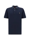 Parajumpers Patch Polo In Dark Avio
