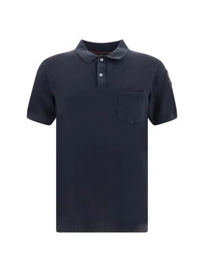 Parajumpers Polo Shirts In Blue Navy