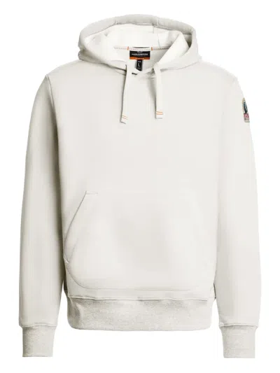 Parajumpers Pouch-pocket Hoodie In White