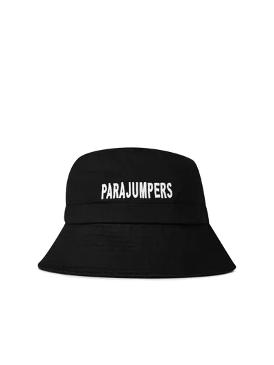 Parajumpers Printed Logo Bucket Hat In Black