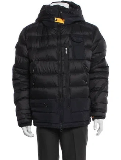 Pre-owned Parajumpers Puffer Coat In Black