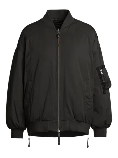 Parajumpers Quilted Bomber Jacket In Brown