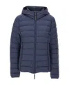 Parajumpers Quilted Down Jacket In Blue