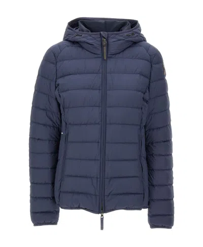 Parajumpers Quilted Down Jacket In Blue