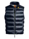 Parajumpers Quilted Down Vest In Blue