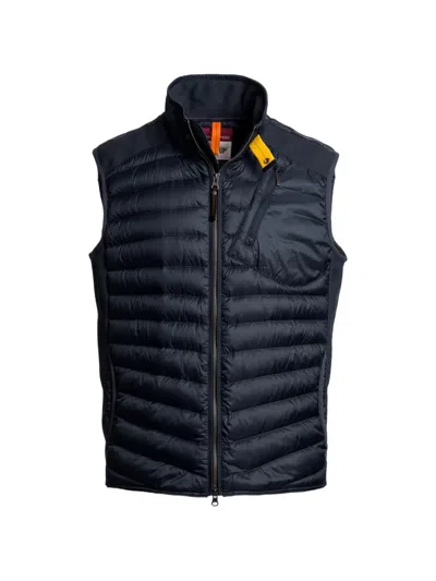 Parajumpers Quilted Full-zip Gilet In Blue