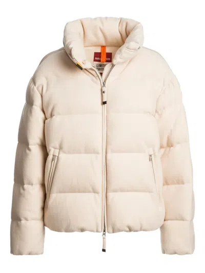 Parajumpers Quilted High-neck Jacket In Neutral