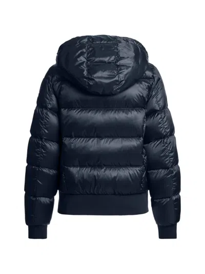 Parajumpers Quilted Hooded Jacket In 블루