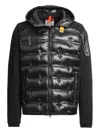 Parajumpers Quilted Hooded Jacket In Black