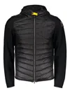 Parajumpers Quilted Hooded Jacket In Black